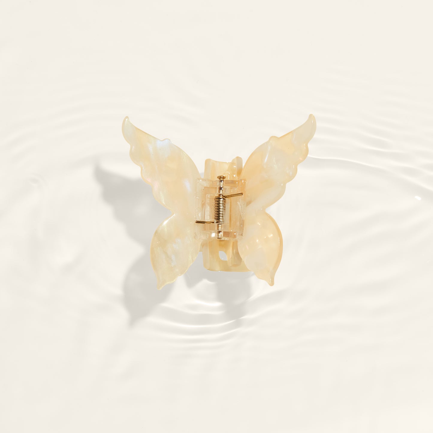 The Sky butterfly claw clip butterscotch