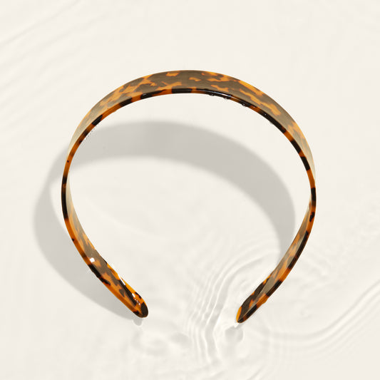 The Carolyne Headband Tortoise Dark
