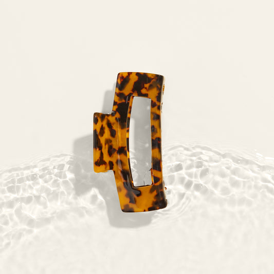 The Lizzy claw clip Tortoise dark