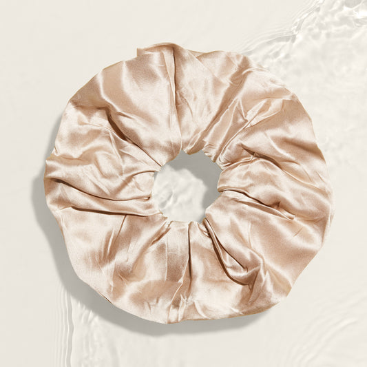 The Helena mulberry silk scrunchie super large